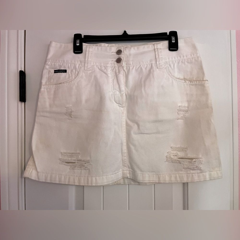 Dolce & Gabbana Vintage denim skirt, size 44 (US 8)